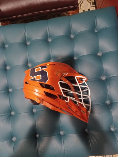 Syracuse Official Lacrosse Team Custom  Helmet (Adjustable Size Ratchet System