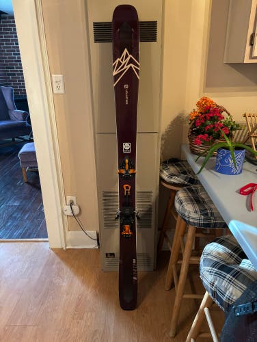 Salomon QST Lumen 99 Skis With Marker Kingpin 10 Bindings Skins Included