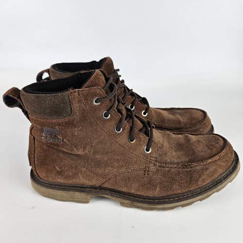 Sorel NM5373 Fulton Chukka Mens Lace Up Waterproof Leather Boots Snow Size 9