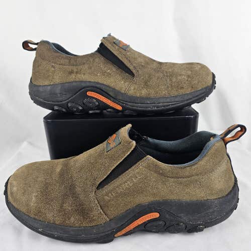 Merrell Jungle Moc Alloy Toe Work Shoe Men Size 9.5 Brown Leather J85775