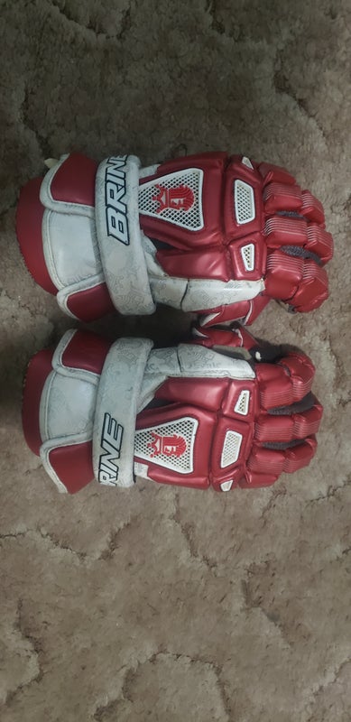 Used Goalie Brine King III Lacrosse Gloves 13"