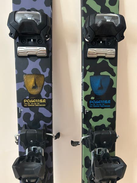 2023 K2 Poacher Skis 170cm With Tyrolia Attack 14 Bindings