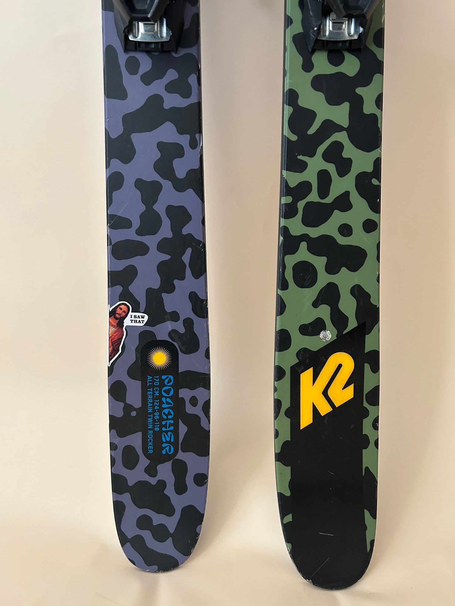 【K2】POACHER 170cm + tyrolia attack 14 2023 K2 Poacher Skis 170cm With Tyrolia Attack 14 Bindings