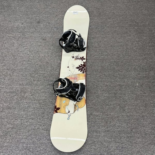 Used Ride Dh 151 Cm Mens Snowboard Combo