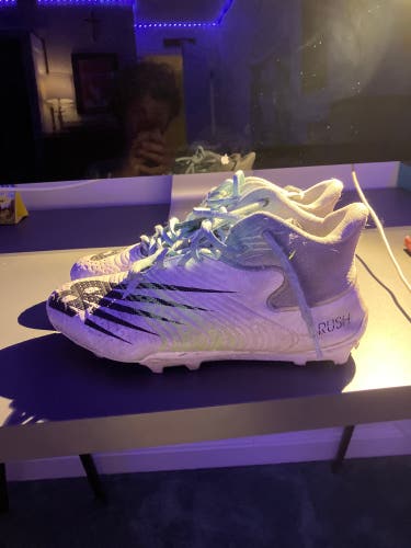 White Men's Trainers Mid Top Rush