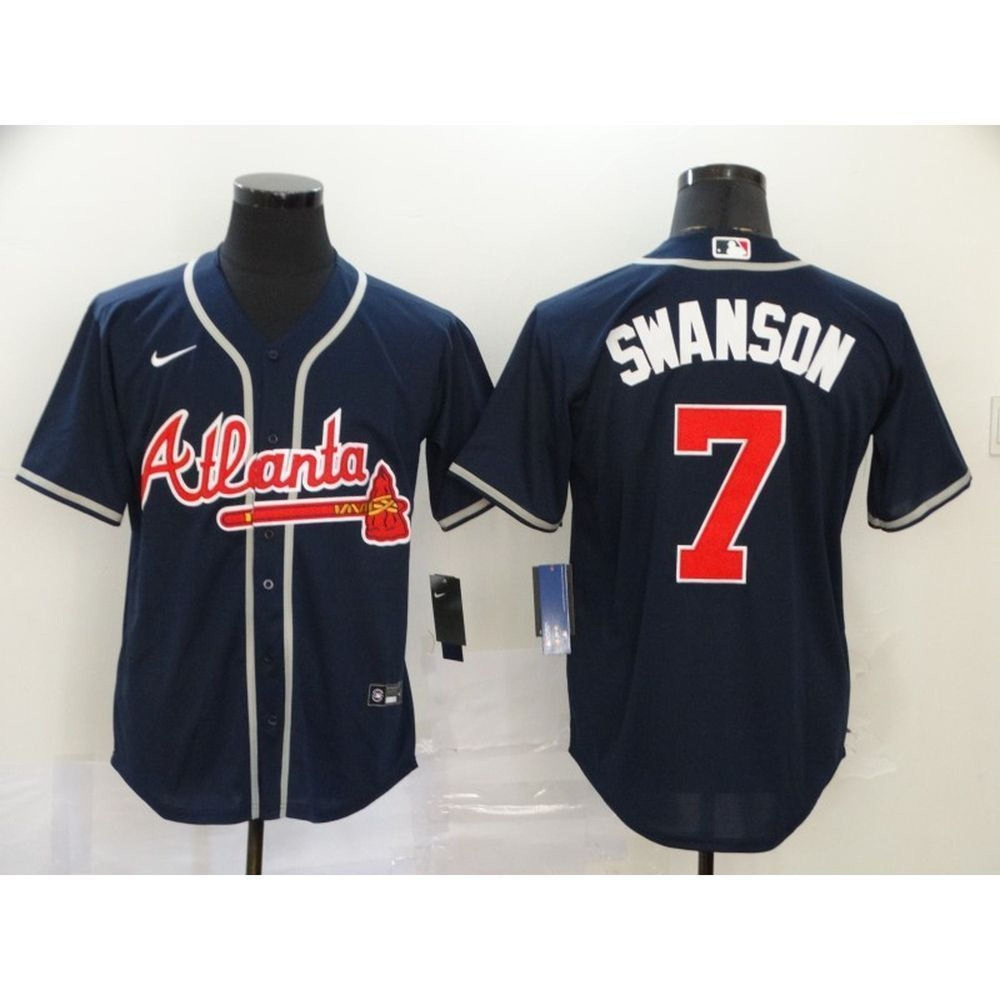 Dansby Swanson Dans Atlanta Braves Majestic 2018 Players' Weekend  Authentic Jersey - Navy/Red