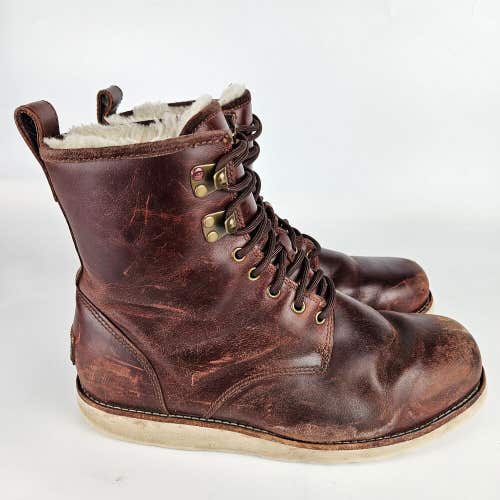 UGG Men's Hannen TL Shearling Waterproof Boots Cordovan Shoes 1008142 Size: 9