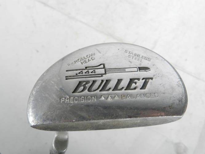 .444 Bullet Stainless Steel Hollow Head Precision Balanced Mallet Putter 35"