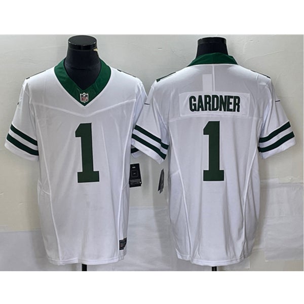 New York Jets Sauce Gardner White Throwback Limited Jersey