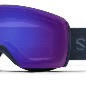 Smith Skyline XL Snow Goggles French Navy, Chromapop Everyday Violet Mirror Lens