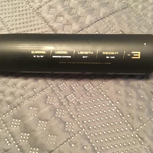 New BBCOR Certified 2022 True Temper Composite Bat (-3) 34"