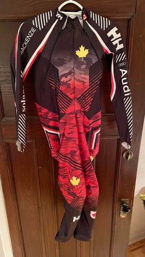 ACA DH Men's Used XL 2019 Helly Hansen Ski Suit FIS Legal