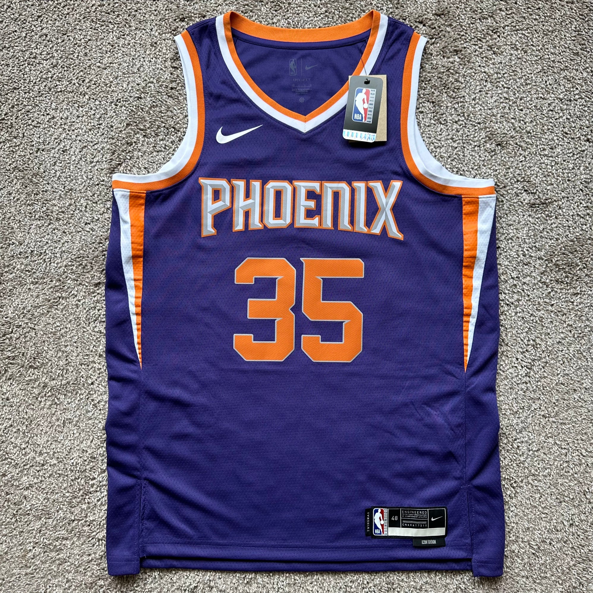 NBA Phoenix Suns ADIDAS Reversible Basketball Practice Jersey
