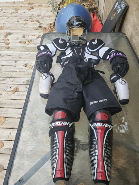 Senior SR Ice Hockey Protective Gear Kit Set Adult Equipment