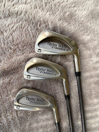 Men's Used TaylorMade Right Handed TI Bubble Iron Set Graphite Shaft