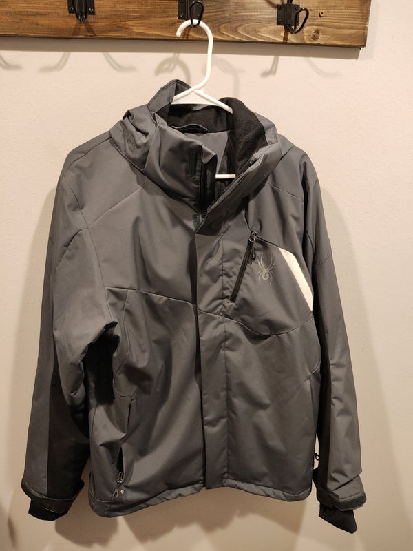 Gray Men's Adult Used Medium Spyder Jacket