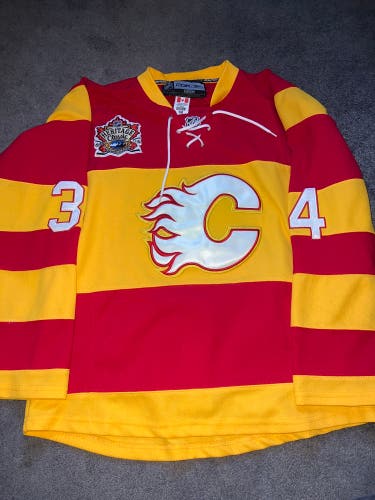 Reebok replica jersey, Calgary Flames Heritage classic jersey