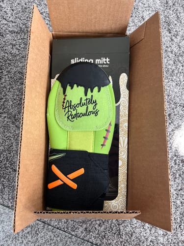 Absolutely ridiculous Frankenstein sliding mitt