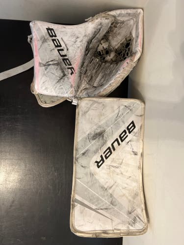 Bauer x700 goalie glove and blocker