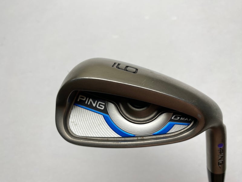Ping Gmax Single 9 Iron Purple Dot 1.5* Flat TFC 80 i Light Graphite Mens RH
