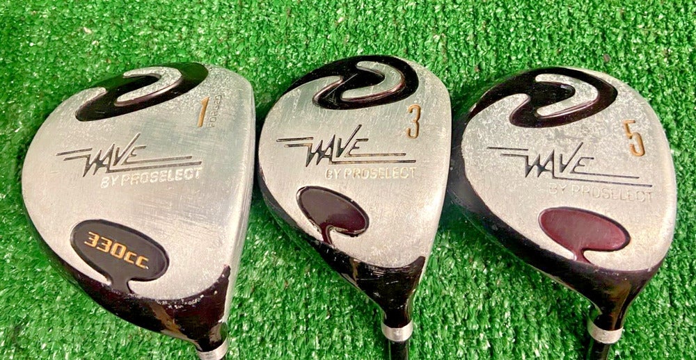 Vintage Arnold Palmer Charger Plus RH Golf Set 1+3+5 Woods, 3-PW Irons  **MINT**