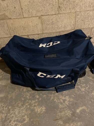Navy Blue CCM Hockey Bag