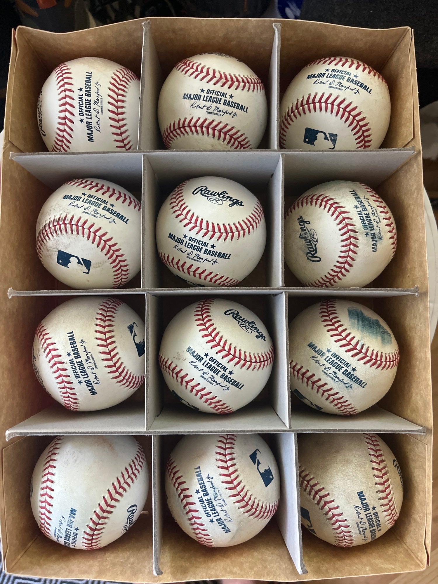 MLB Official Baseballs, Dozen