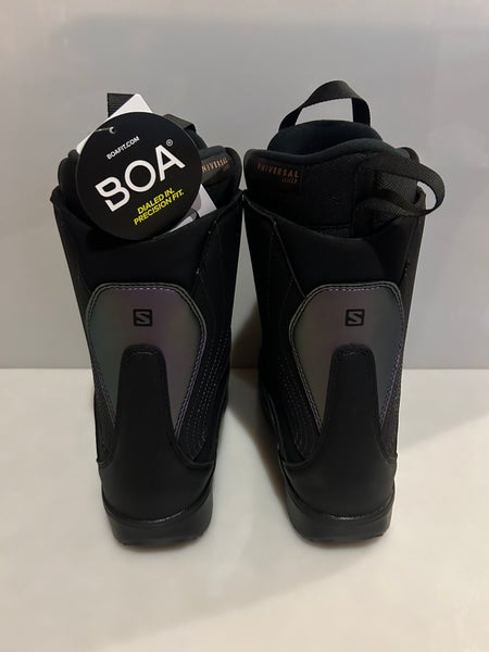 Salomon Women's Pearl BOA Black Snowboard Boots - Women's Size 7.5