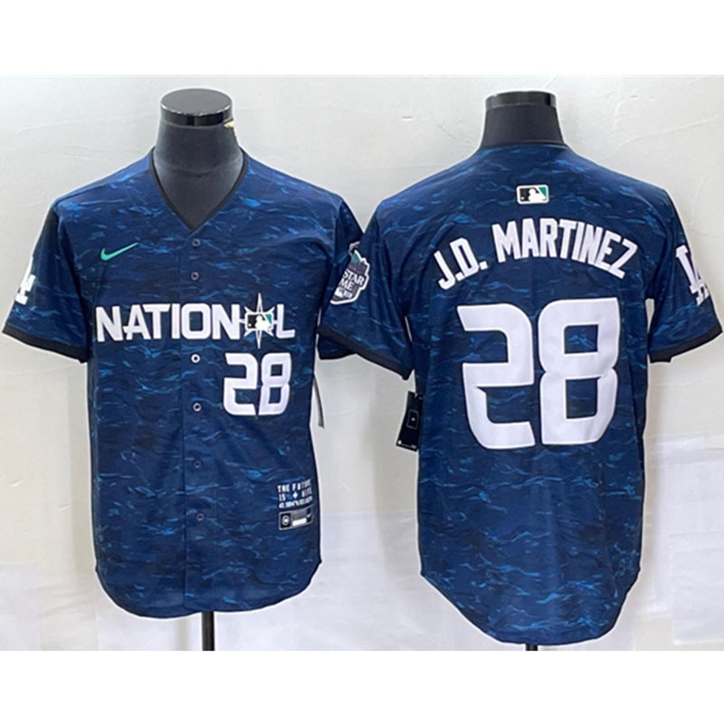 Men's National League J.D. Martinez Nike Royal 2023 MLB All-Star Game Vapor  Premier Elite Player Jersey