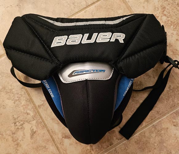 Used Bauer Adult Senior Reactor Hockey Jockstrap Jock protective cup