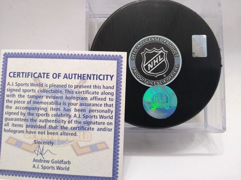 Mike Bossy Autographed Hockey Puck