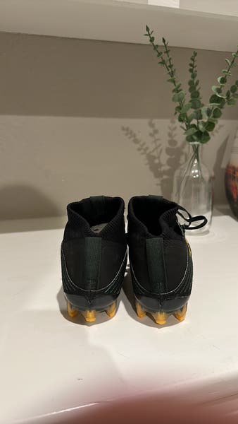 NIKE Vapor Untouchable 2 TD Mid Black/Green/yellow Flyweave Football Cleats NIKE Vapor Untouchable 2 TD Mid Black/Green/yellow Flyweave  main image 4