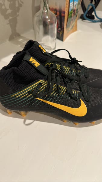 NIKE Vapor Untouchable 2 TD Mid Black/Green/yellow Flyweave Football Cleats NIKE Vapor Untouchable 2 TD Mid Black/Green/yellow Flyweave  main image 2