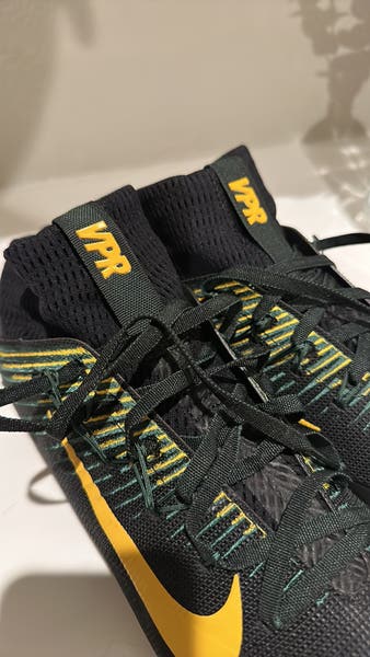 NIKE Vapor Untouchable 2 TD Mid Black/Green/yellow Flyweave Football Cleats NIKE Vapor Untouchable 2 TD Mid Black/Green/yellow Flyweave  main image 3