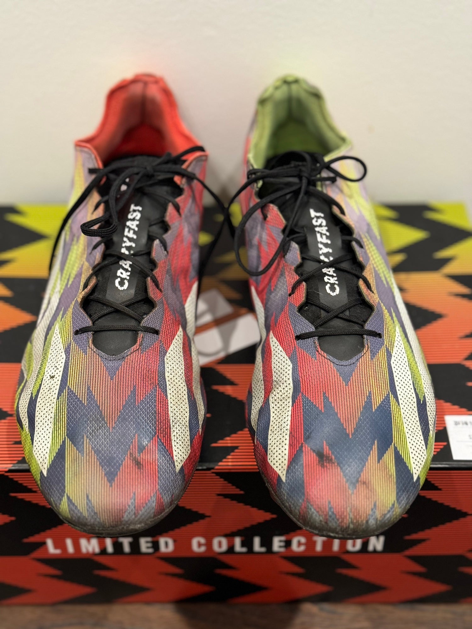 X CRAZYLIGHT＋ FG adidas X Crazylight+ FG - Lucid Lemon/White/Solar Red - Mens