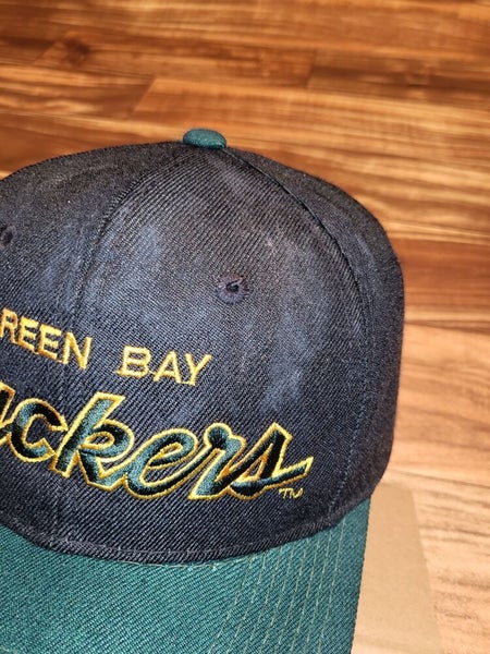 Vintage Rare Green Bay Packers Sports Specialties Wool Script Hat