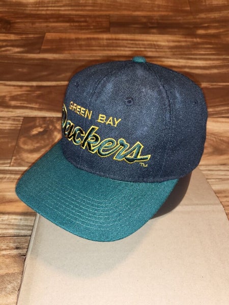 Vintage Rare Green Bay Packers Sports Specialties Wool Script Hat