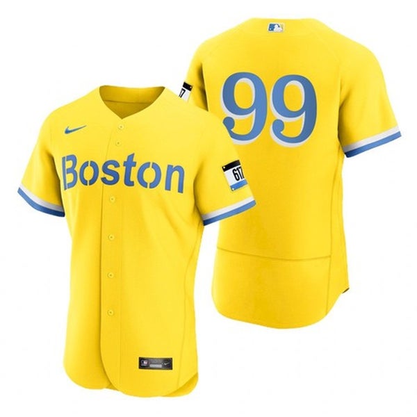Red Sox Yellow Jersey