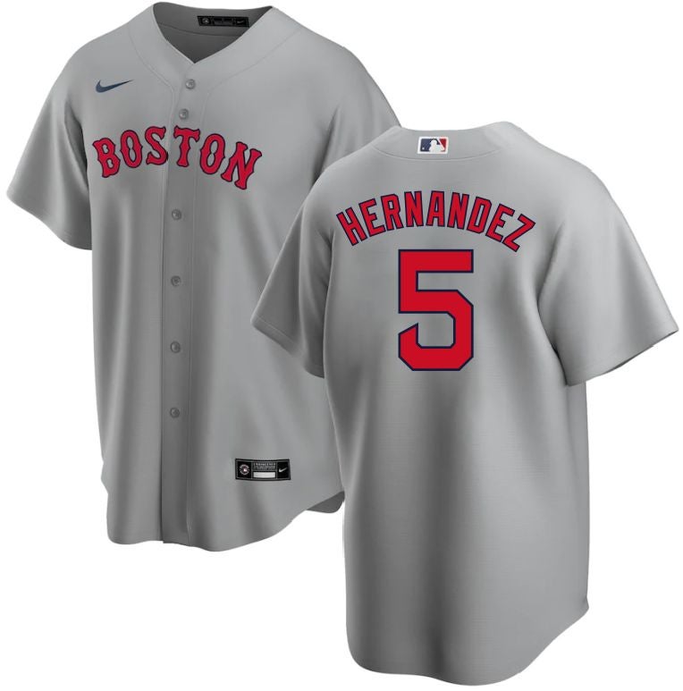 Men's Nike Enrique Hernandez Gold/Light Blue Boston Red Sox City