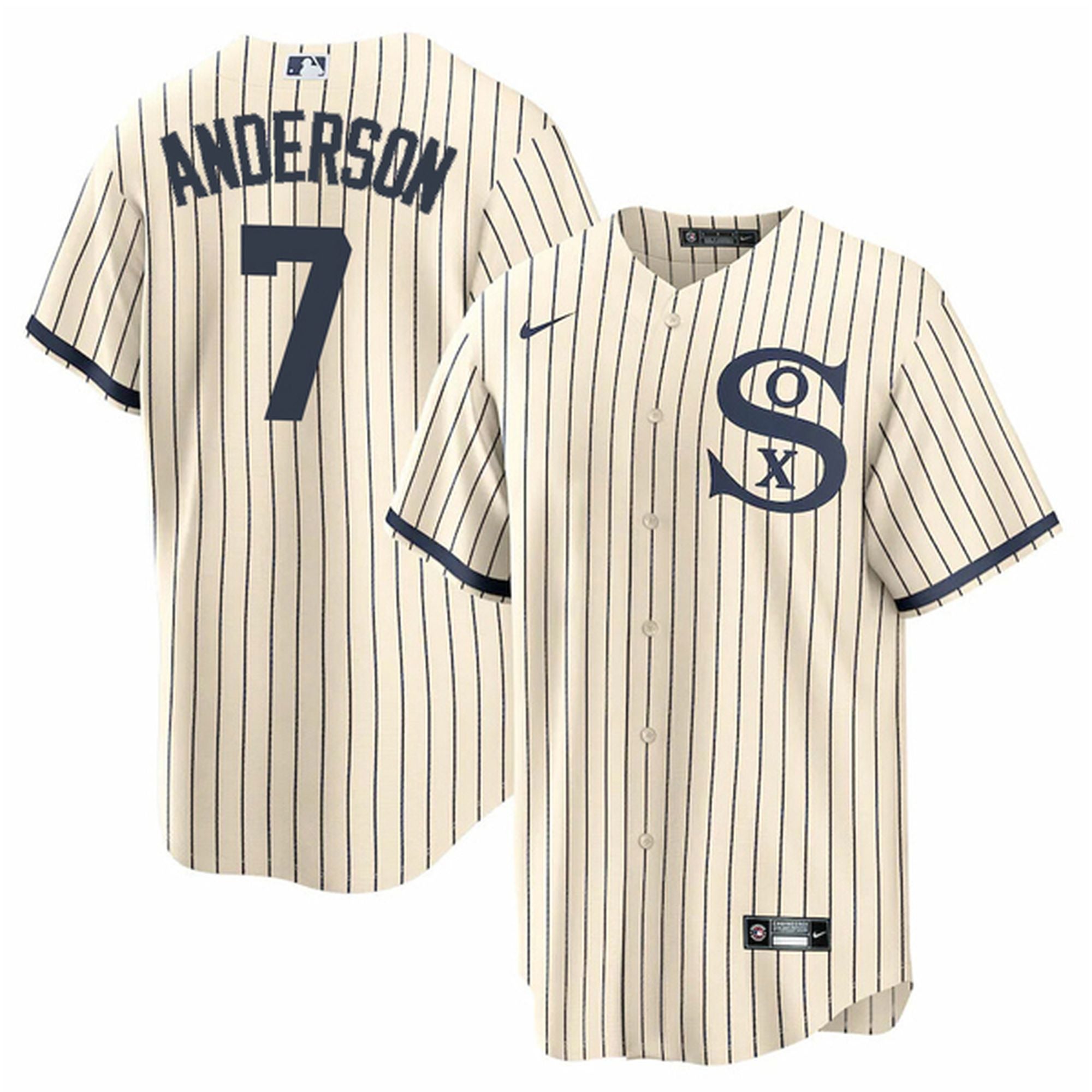 Tim Anderson 2019 Game-Used Grey Road Jersey - Set 1