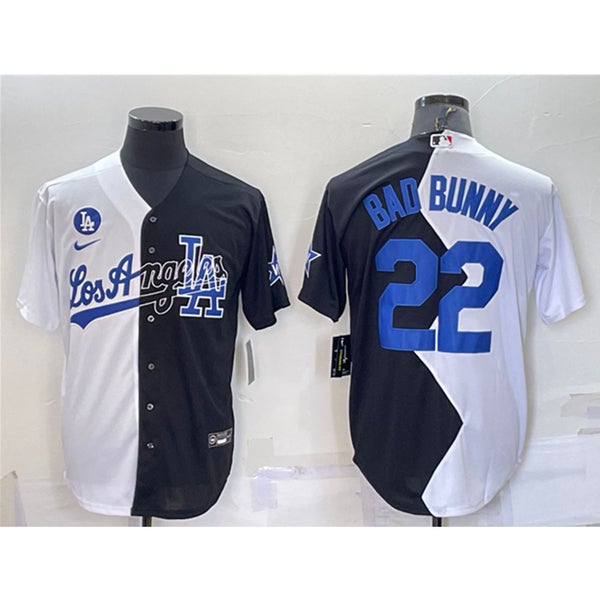 Los Angeles Dodgers Bad Bunny White Green 2022 MLB All-Star Celebrity  Softball Game Jersey