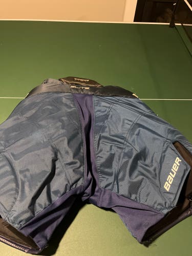 Bauer SR Small Elite Goalie Pants Navy