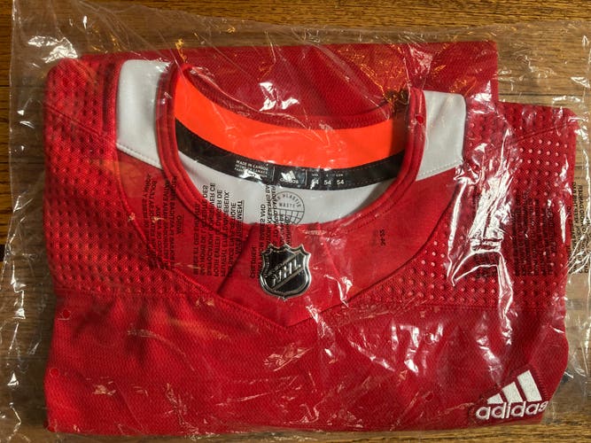 Red New Size 54 Men's Adidas Jersey