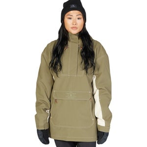 DC Savvy Anorak 10K Insulated Snowboard Jacket, Women's Medium, Ivy Green