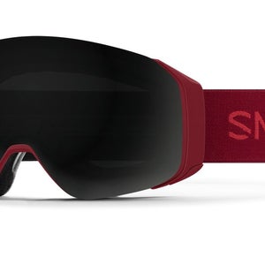 Smith 4D Mag S Snow Goggles Sangria, Chromapop Sun Black Lens + Bonus New 2023