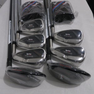 TaylorMade M4 Iron Set - 4H, 5H, 6-PW - Stiff Flex Graphite & Steel - NEW