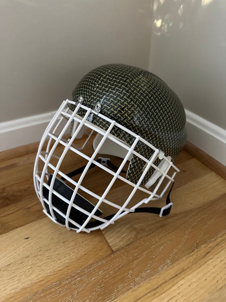 REY Modern Composite Kevlar Combo Goalie Mask Cage Mage