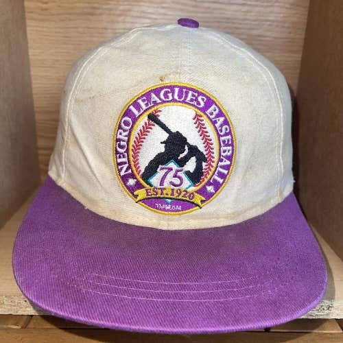 Vintage 1995 Negro Leagues Baseball Snapback Hat McDonalds 75th Anniversary Cap