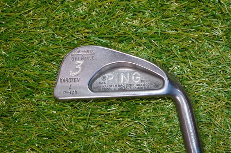 Ping	Karsten I	3 iron	RH	38.5"	Steel	Stiff	New Grip