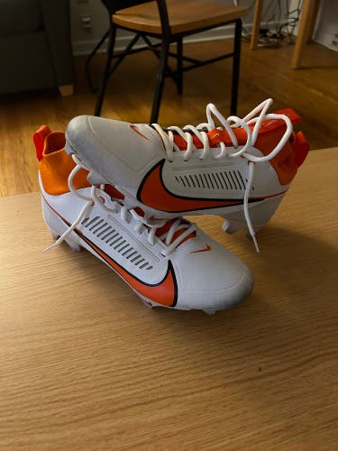 Orange Men's Turf Cleats Mid Top Vapor Edge Pro 360